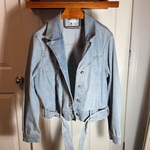 LC Lauren Conrad Light Blue Jean Jacket